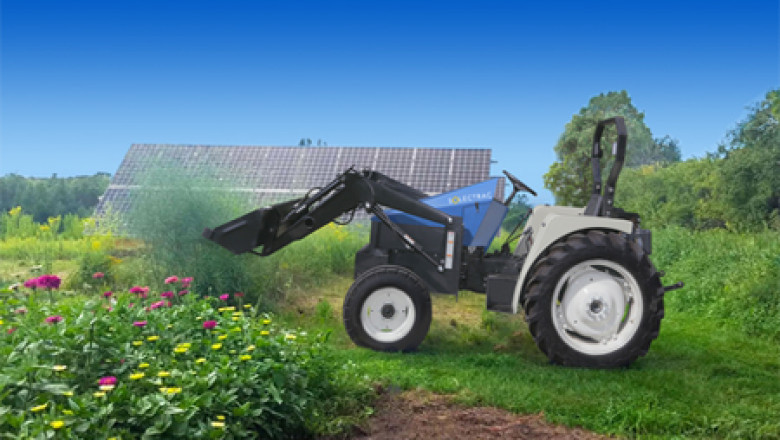 Electric Riding Lawn Mower For Multi-Hitch Facility