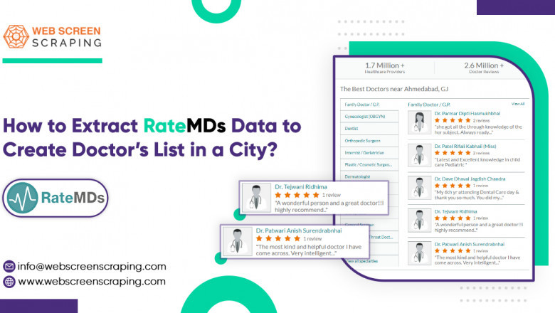 How To Extract RateMDs Data To Create Doctor’s List In A City?