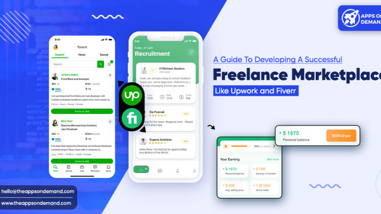 On-Demand Freelancer Marketplace App Development Like Upwork And Fiverr