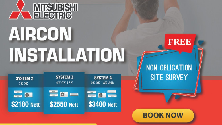 Mitsubishi aircon installation