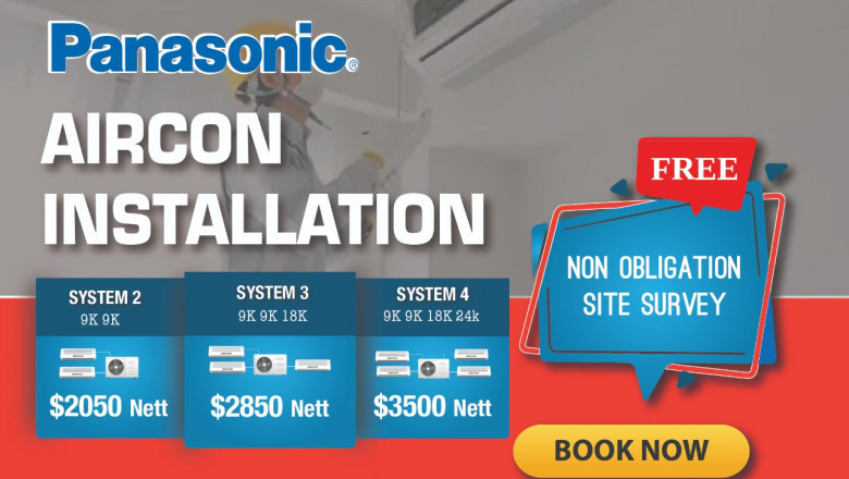 Panasonic aircon installation