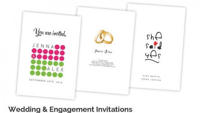 Custom Invitation Cards for Wedding, Birthday and Engagement.