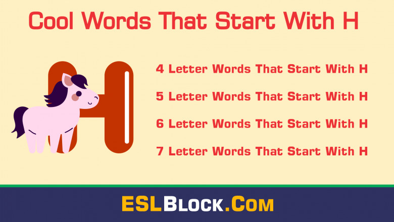 Awesome Cool Words That Start with H