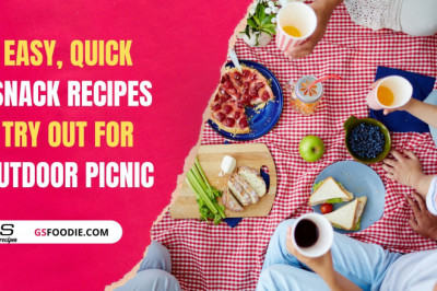 Easy, Quick Snack Recipes To Try Out For Outdoor Picnic
