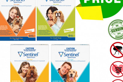 SENTINEL SPECTRUM 3 chews Flea Tick Worm Protection for Dogs
