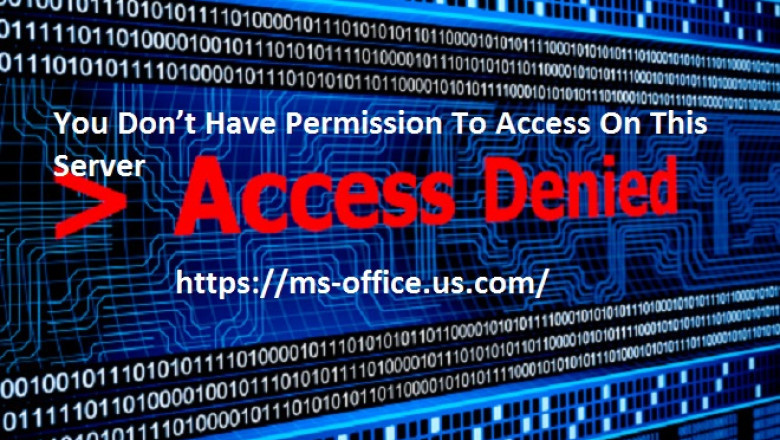 If You Don’t Have Permission To Access On This Server! How to Fix it?