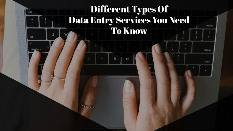 Different Types Of Data Entry Services