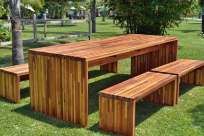 Which wood species is best for outdoor furniture?