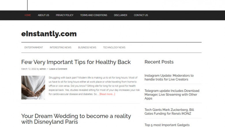 Latest Information on News Related to India, World, Sports, Entertainment on einstantly.com