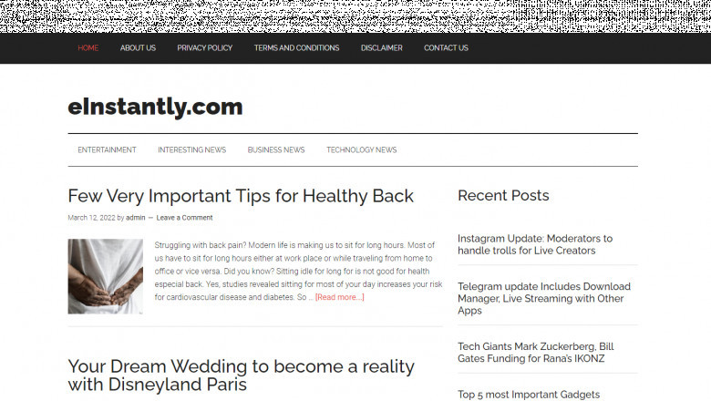 get latest entertainment news on einstantly.com