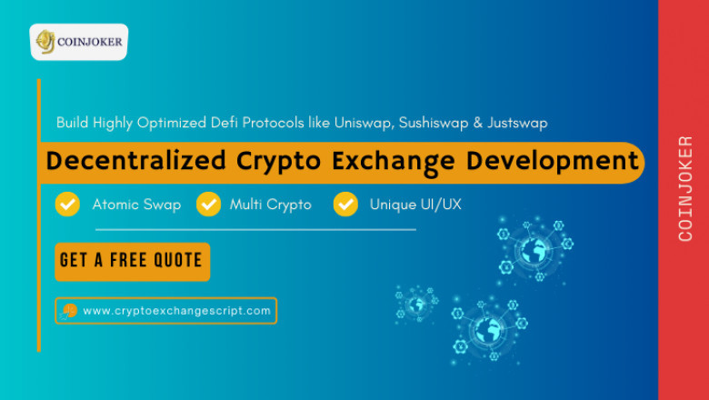 Decentralized Exchange Script and Software Development Company