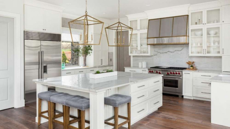 How to Decorate Above Kitchen Cabinets Modern