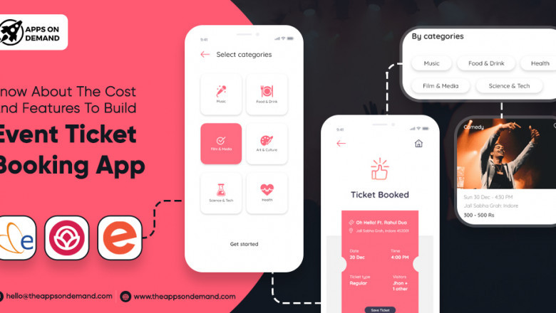Know About The Cost And Features To Build Event Ticket Booking App