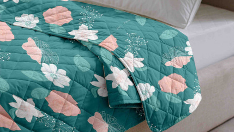 Buy Quilt Online India | The Blue Dahlia Collection