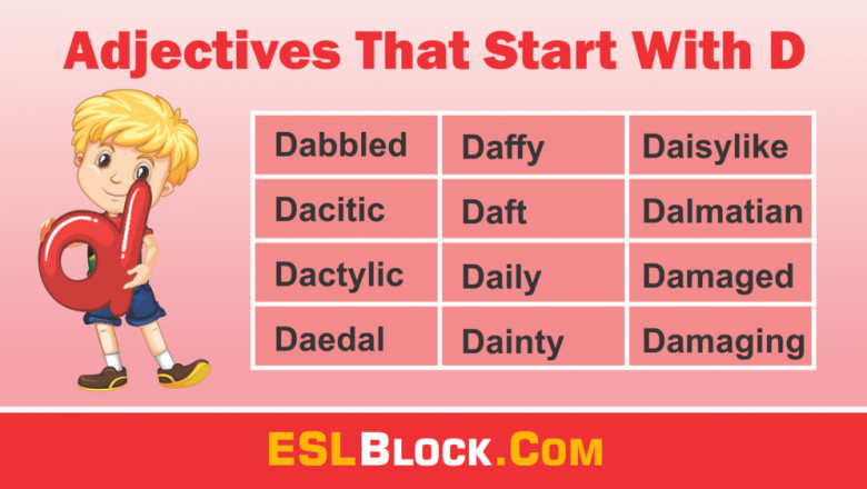 Adjectives That Start With D