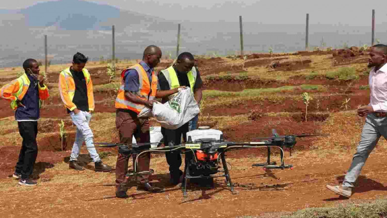 Astral Aerial Solutions and Seedballs Kenya collaborate for aerial seeding technology