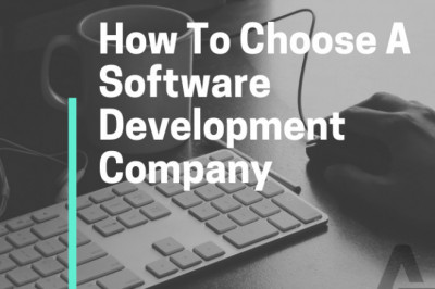 HOW TO CHOOSE A SOFTWARE DEVELOPMENT COMPANY