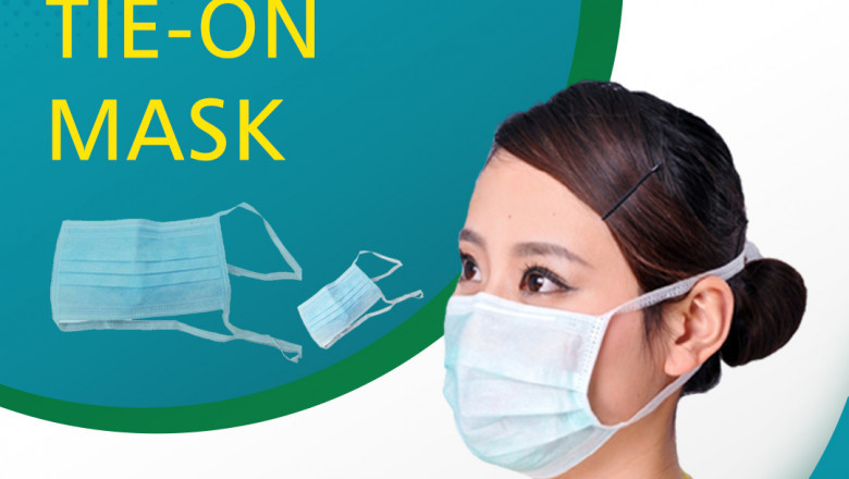 Tie Type Facee Mask