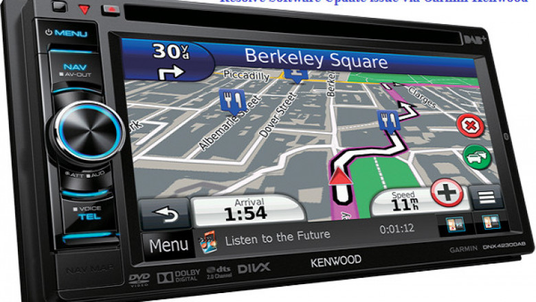 Solve Software Update issue via Garmin Kenwood KNA-G610 GPS
