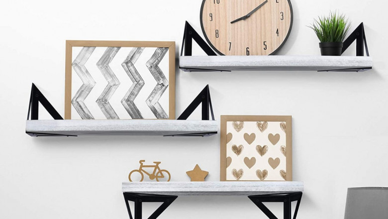 Wall Shelves, Wooden Wall Shelves, Designer Wall Shelves, Wall Mounted Bookshelves