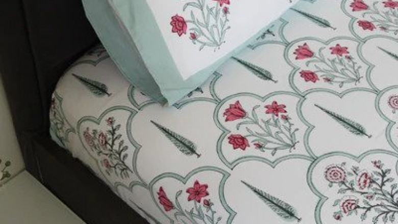 Shop 100% Pure Cotton Double Bedsheets Online