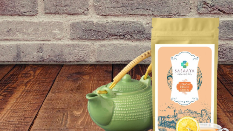 Buy Lemon Grass Green Tea online | Green Lemongrass Tea - sasaaya