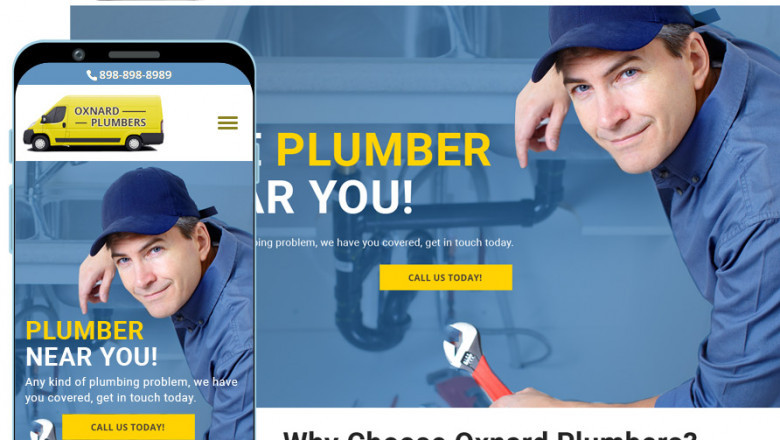 Plumber Website Design - Responsive Web Design for Plumbers