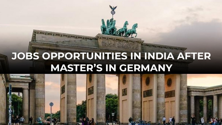 JOBS OPPORTUNITIES IN INDIA AFTER MASTERS IN GERMANY