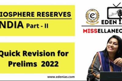 UPSC Prelims 2022 | Biosphere Reserves India - Part - II | Important Topics | EDEN IAS UPSC Podcast