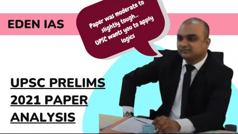 Civil Services Prelims 2021 | Paper Analysis by Tirthankar Roychowdhary Sir | EDEN IAS Coaching