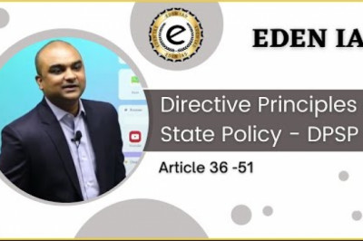 Directive Principles Of State Policy | DPSP | Article 36-51 | Indian Constitution | ROY SIR EDEN IAS