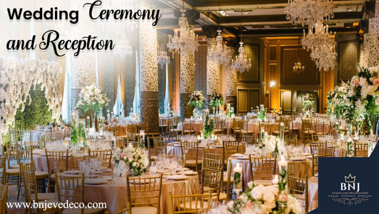 Wedding Ceremony And Reception