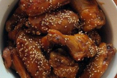 Honey and Hoisin Glazed Chicken Wings Recipe