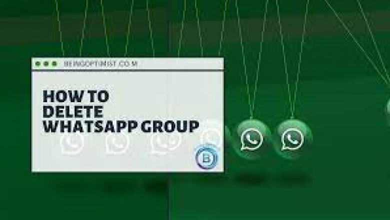 What are the steps for How to Delete a WhatsApp Group? | Beingoptimist