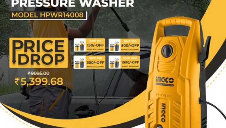 Buy INGCO High Pressure Washer HPWR14008 online at the lowest price in India. — bookmyparts.com