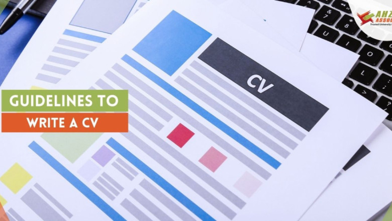 Guidelines to write a CV for UK Admission | AHZ Associates