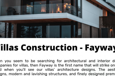 Villas Construction - Fayway