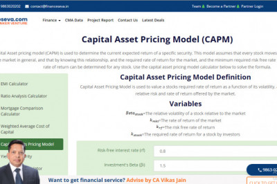 Capital Asset Pricing Model Calculator (CAPM)
