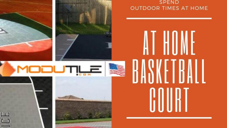 AT HOME BASKETBALL COURT