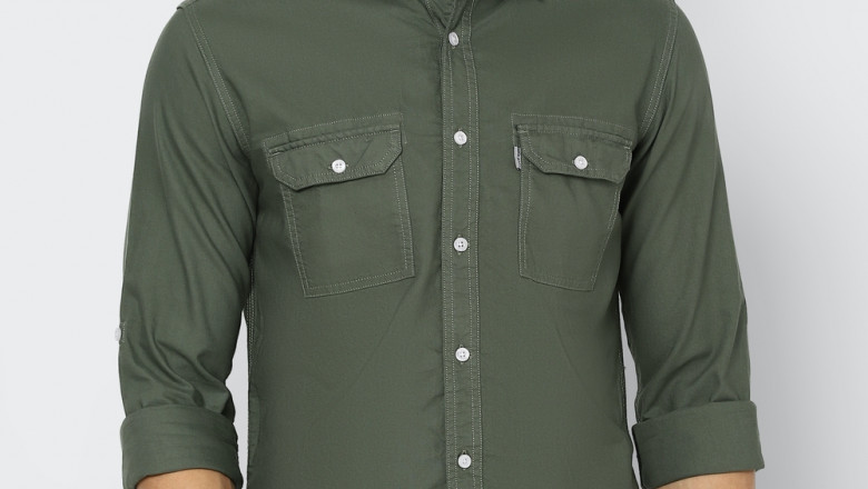 Buy Louis Philippe Men's Casual Shirts Online | Shirts For Men