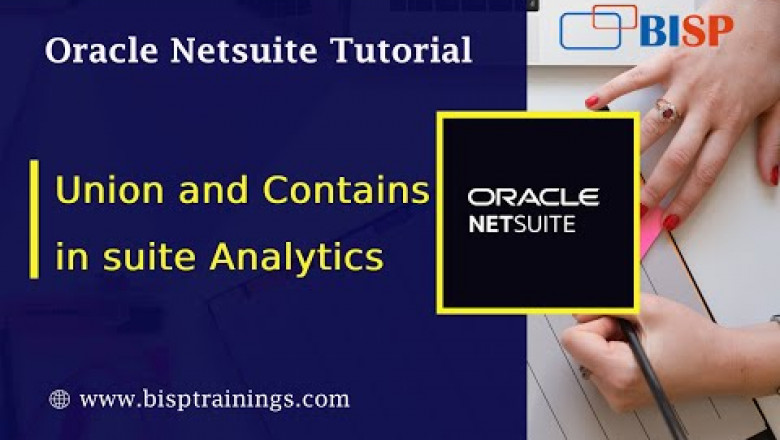 Oracle NetSuite Analytics |Union and Contains in suite Analytics |Oracle NetSuite Analytics Tutorial