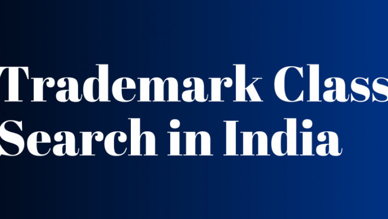 Trademark Class Search in India