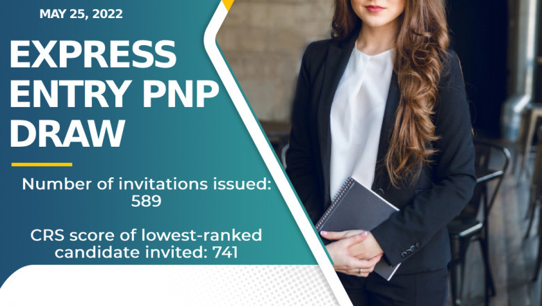 Canada Express Entry Draw invites 589 candidates with 741 CRS through PNP.