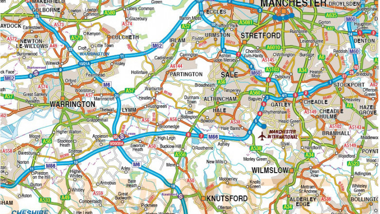 Maps of Greater city- Guide to UK