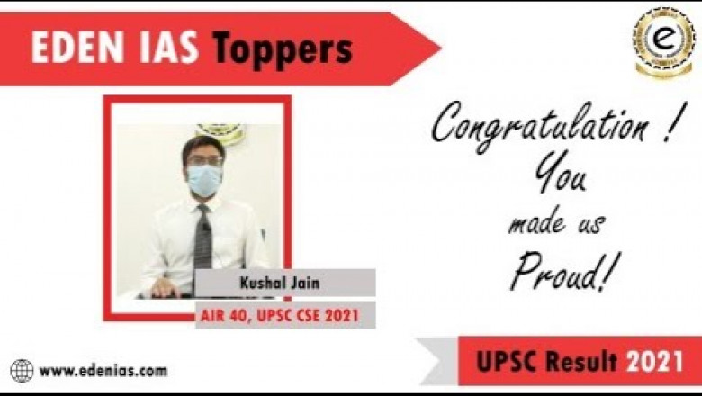 Kushal Jain UPSC CSE 2021 RANK - 40