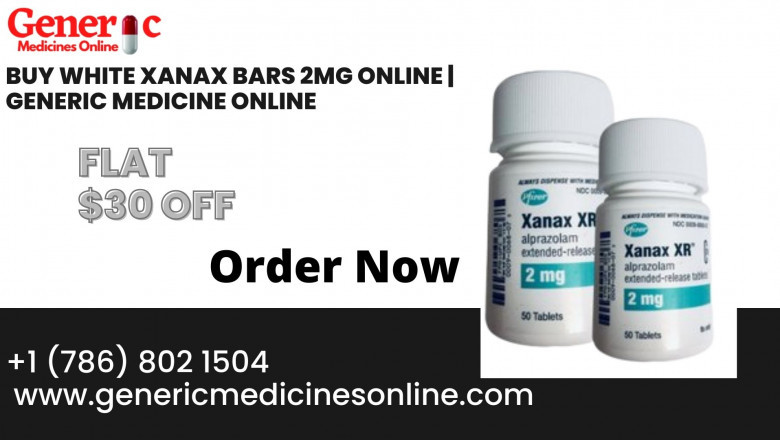 Buy White Xanax bars 2mg Online Overnight No RX Required  | Generic Medicine Online