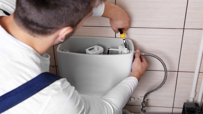 Toilet Installation - Connecting water supply