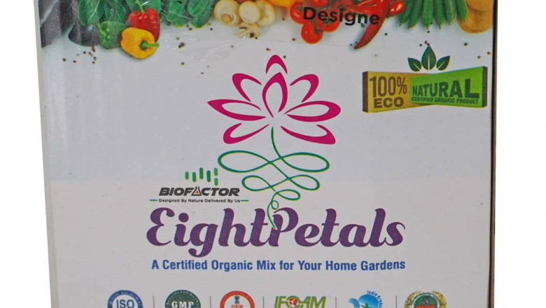 Eight Petals Home Garden Kit - Organic Bio Fertilizer for Plants with Micro Nutrients
