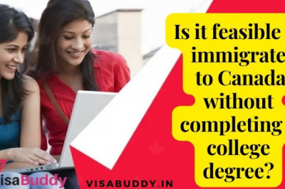 Is it feasible to immigrate to Canada without completing a college degree?