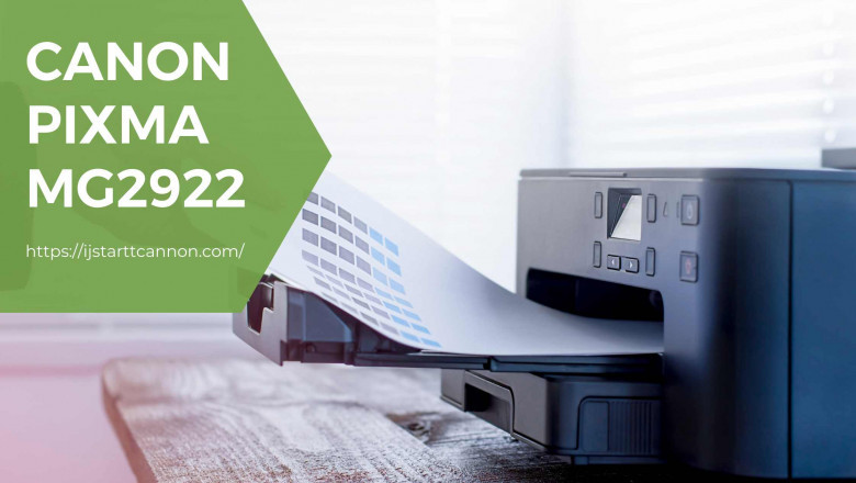How could I get my Canon PixmaMG2922 printer to operate?